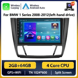 Podofo Car Android Radio Multimedia Player For BMW 1 Series E81 E82 E87 E88 2004 - 2012 Autoradio 2 Din WIFI GPS Player