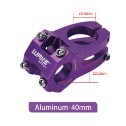 Wake MTB Mountain Bike Short Stem Aluminium Alloy 40mm Handlebar Diameter 22.2cm for Road Bicycle Accessories BMX Cycling