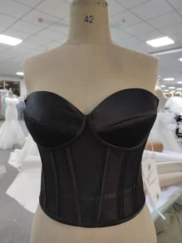 Custom Made Royal Muse Exclusive Simple Dress Corset For Bridal Wedding Wear Jacket Transparent Sexy Shaping Underwear