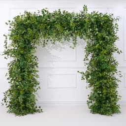Mori Greenery Plants Leaves Flower Row Wedding Backdrop Decor Arch Floral Arrangement Window Display Banquet Event Props A8872