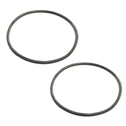 2pcs 5M375 Lathe Belt Elasticity Mute Replacement Lathe Belts For Most Bore 38mm Metal Mini Lathe Motor Power Tool Accessories