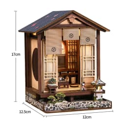 DIY Gothic Book Nook Kit 3D Wooden Miniature Dollhouse with Furniture Handmade Craft Bookshelf Insert Creative Home Decor Gifts