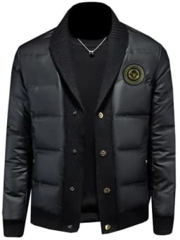 Winter New Style Casual Cotton Jacket Men's Slim Fit Fashion Brand Versatile Cotton Coat Upper Body Men's Business Casual Shirt