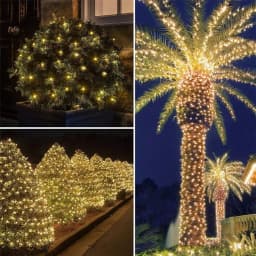 2023 New 50M 30M Christmas Decorations Lamp Waterproof Outdoor LED String Lights 8 Modes Holiday Fairy Lights for Wedding Party