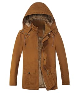 Military Cargo Coat Mens Thick Warm Man Jacket Winter Parkas Casual Cotton Padded Jacket Male Multi-Pocket Fur Hoodies Men Parka