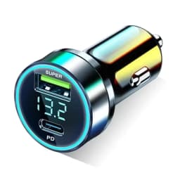 350W USB Car Charger PD QC3.0 USB C Car Phone Charger Type C Adapter for iPhone Samsung Huawei Xiaomi Quick Charge 