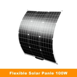 SMARAAD 100W 200W 18V Flexible Solar Panel Kit Waterproof High Efficiency DC Charging Line Controller Lightweight Free Sun Power