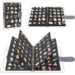 Felt Brooch Pin Display Storage Book DIY Badge Charms Organizer Booklet Badges Chest Souvenir Album Pin Holder Collection Gift