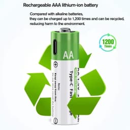 2026 NEW Lithium-Ion Battery Type-C Rechargeable High-Capacity AA&AAA Battery For Remote Control, Mouse, Electric Toys