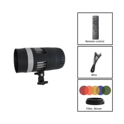 30W Photography LED Video Light Daylight-Balanced Sun Lamp for Softbox Lighting Portrait Flash Studio Accessories Youtube Live