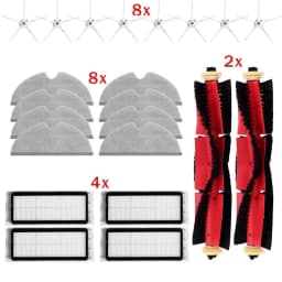 For Roborock S5 S50 S51 S52 S55 S6 S6 Pure S6 MaxV for Xiaomi 1st / SDJQR01RR Vacuum Cleaner Roller Brush Filter Wheel Mop Part