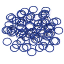 50pcs 8mm 10mm Colorful Single Loop Ring Metal Closed End Single Ring For Diy Jewelry Making Connectors Accessories Supplies
