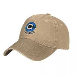 Capsule Corp Denim Baseball Cap Popular Desgin Sport Trucker Hat Summer Dropshipping Man Trendy Print Baseball Caps