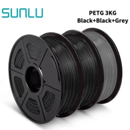 SUNLU 3 Rolls PLA PETG 3D Filament 1KG 1.75mm +/-0.02MM 3D Printing Filament Neatly Wound Filament Vacuum Packing Fast Shipping