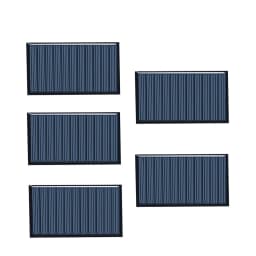 80x45mm 5V 75mA Solar Panel Drop Glue Board DIY Solar Silicon Panels Board Polycrystalline Garden Light Power Accessories