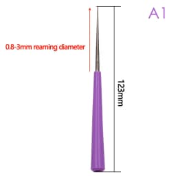 1set Hole Enlarger Tools Diamond Pearl Glass Beads Tipped Reaming File Reamer Jewelry Tools Diamond Needle File Sets Beading