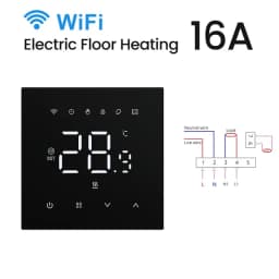 AVATTO Tuya WiFi Smart Thermostat Underfloor Heating System for Gas Boiler Electric Heating Work with Alexa Google Home