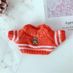 Doll Clothes for 20cm Dolls Plush Doll's Clothing Sweater Stuffed Toy Dolls Outfit for Idol Dolls Accessories