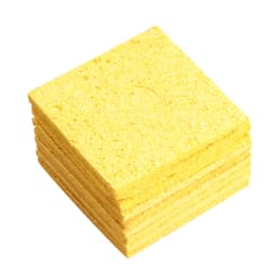 10pcs iron head cleaning sponge, high temperature resistant and thickened sponge, special for soldering iron holder.