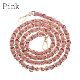 120cm Purse Chain Strap Crossbody Handbag Chains Replacement Leather Shoulder Bag Chain Straps DIY Women Girl Bag Part Accessory