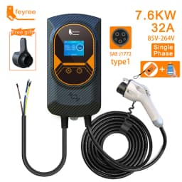 Feyree EV Charger Type1 EVSE Wallbox 32A 7.6KW 40A 9.6KW 50A 12KW 1Phase J1772 Adapter APP Control for Electric Vehicle Car