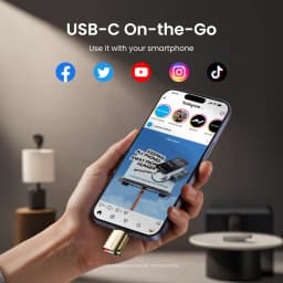 Vention USB C Micro SD Card Reader USB 3.0 TF Card OTG Adapter for iPhone 15-17 Pro iPad Android Camera Cardreader Up to 2TB