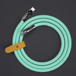 120W 6A Super Fast Charge Type C Silicone 180° Rotating Elbow Type-C-C Data Cable 1M 2M USB Cable USB C to C Charger Cable