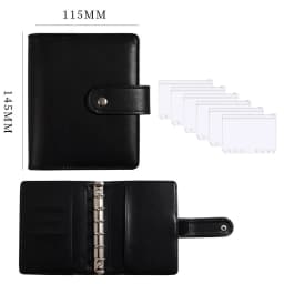 2023 New A7 Budget Binder Cash Envelopes for Money Saving Organizer with Zipper Pockets, Budget Sheets and Self-adhesive Labels