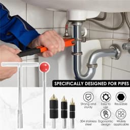 11Pcs Emergency Pipe Water Stopper Kit 304 Stainless Steel Hot Melt Water Stop Tool Sturdy PPR Tube Water Stop Needle for Tube