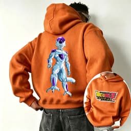 Dragon Ball Freeza Cartoon Anime 2026 New Spring and Autumn Men's and Women's Fashion Hooded Sports Hoodie