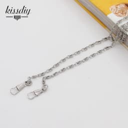 20pcs 40cm 60cm 120cm Metal Purse Chain Strap Handle Handle Replacement For Handbag Shoulder Bag 4 Color