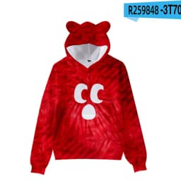4 To 14 Years Kids Hoodies Craftee Face 3D Printed Hoodie Sweatshirt Boys Girls Anime Cartoon Brand Jacket Coat Children Clothes
