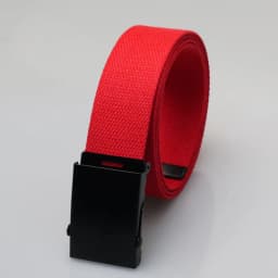 3.8cm Casual Canvas Belt Silver Alloy Buckle Solid Color Outdoor Comfortable Cotton Sports Belt Unisex