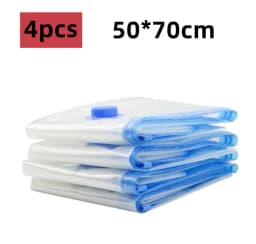 Vacuum Pump for Bags Transparent Folding Compressed Space Saving Vacuum Bag for Clothes Vacuum Storage Bags with Pump