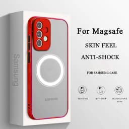 Case For Samsung Galaxy S23 S22 S21 Ultra Plus 5G Shockproof Back Cover Luxury Armor Matte For Magsafe Magnetic Wireless Charge