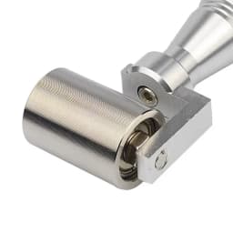 34/40mm Steel Flat Roller Wallpaper Edge Seam Roller DIY Metal Flat Pressure Roller Smoothing Tool Hand Construction Tools