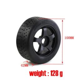 4pcs Tires RC Car Wheels Rim 17mm Hex For ARRMA INFRACTION 6S LIMITLESS 1/7 RC Car tyres Repair DIY Replacement Accessories