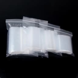 20-100Pcs Thick Clear Zip Lock Ziplock Storage Bags Heavy-Duty Transparent Plastic Small Jewelry Packing Reclosable Poly Bag