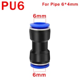 10PCS Pneumatic Fittings Quick Connector Air Plastic Hose Tube Connectors PU PG 4mm 6mm 8mm 10mm 12mm Push Into Pluglug