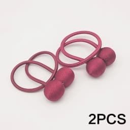 2pcs modern minimalist magnetic ball curtain tiebacks with thicker twisted cords can be styled at will,for bedrooms, living room