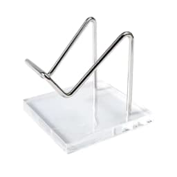 Metal Mineral Display Stand With Acrylic Base For Crystal Jewelry Stand Stone Shelf