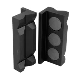 MUGE-Aluminum Magnetic Vise Jaw Protective Inserts Magnetized Line Separator Soft Jaw Insert For AN Fitting EM1043