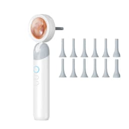 1080P Visual Ear Camera Ear Mouth Check 2M Pixels Camera Ear Wax Cleaner Camera for Ears Nose Skin Support 90° Rotating Heads