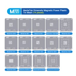 MAant C1 Magnetic Tin Planting Platform For iPhone A8-A19 QUALCOMM HS EMMC Mainboard CPU BGA Welding Reballing Stencil Tools Set