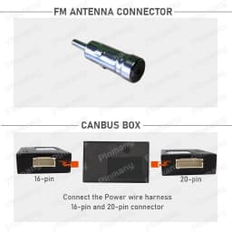 For Renault Clio 3 Megane 2 Install Aftermarket Car Stereo Radio Cable Power Wire Harness Socket Adapter CAN Bus Decoder RNC3