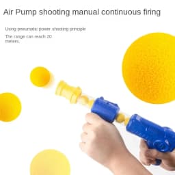 Cat Toys Launch Training Interactive Shooter Gun Teaser Plush Ball Pet Creative Games Stretch Mini Pompoms Kittens Supplies