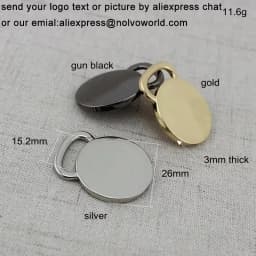 50-100 Pcs Metal Label Personalized Tag for Handbag Laser Engrave Logo Custom Brand Logo Bag Labels Plate Etiquettes Metalique