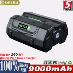1/2/4Pcs BA5600T 56V 9.0Ah Battery Replace for EGO 56V Battery Pin Compatible with Power Tools (Lawn Mower Leaf Blower Chainsaw)
