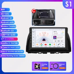 Hizpo 7862 Android 13 Car multimedia For Mazda CX5 CX-5 2012-2015 10.1" Vedio Player Autoradio GPS Navi Stereo 2din Head Unit BT