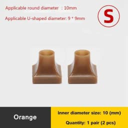 1 Pair Women High Heels Shoe Covers Square TPU/PVC Material Soft Damping Heel Protector Silencer Non-slip Heel Protector